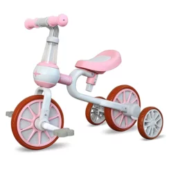 Buy Balancing Bike cum Tricycle (Pink) Online India